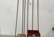 1600316 Marshall holders and older wooden boxes/crate