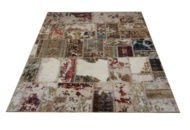 1604049 Hand-knotted Persian patchwork rug - Wool/yarn Tabriz, 168 x 222 cm