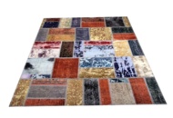 1604050 Hand-knotted Persian patchwork rug - Wool/yarn Tabriz, 172 x 226 cm