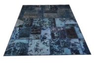 1604051 Hand-knotted Persian patchwork rug - Wool/yarn Tabriz, 174 x 231 cm