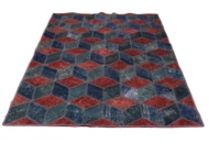 1604052 Hand-knotted Persian patchwork rug - Wool/yarn Tabriz, 178 x 246 cm