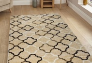 1604095 Rug - D-sign, Rainbow Collection Florence beige/dark brown, 200 x 300 cm
