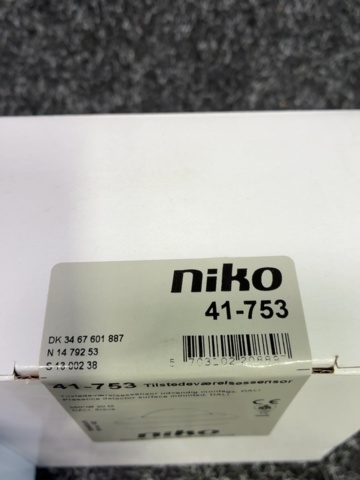 1605488-4 2 st Närvarosensorer - Niko 41-753