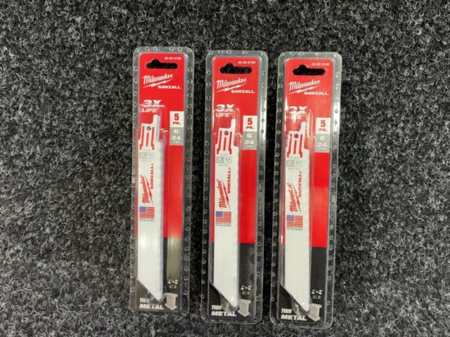 1605540-1 3 st 5-pack Tigersågblad - Milwaukee Sawzall 48-00-5186