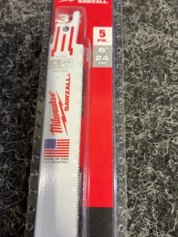 1605540-5 3 st 5-pack Tigersågblad - Milwaukee Sawzall 48-00-5186
