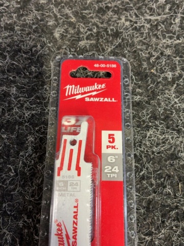 1605540-6 3 st 5-pack Tigersågblad - Milwaukee Sawzall 48-00-5186