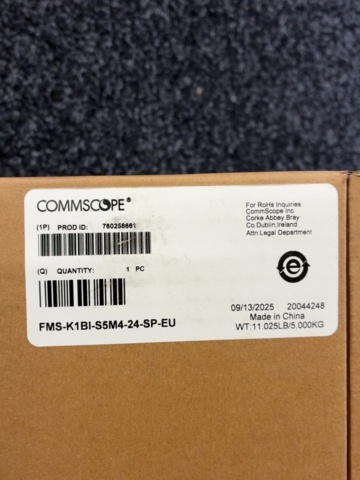 1605533-3 Fiberpatchpanel med tillbehör - CommScope FMS-K1BI-S5M4-24-SP-EU