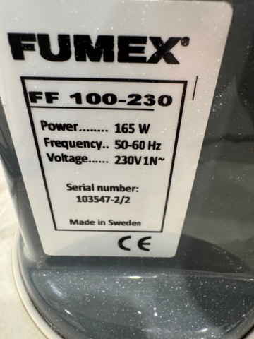 1406151-7 Nail salon vacuum cleaner – Fumex