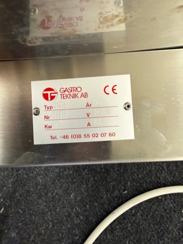 1141711-5 Korvvärmeri 1000W, Gastroteknik AB
