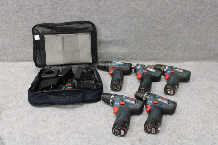 1558721-1 Skruvdragare Bosch 12V, 5 st
