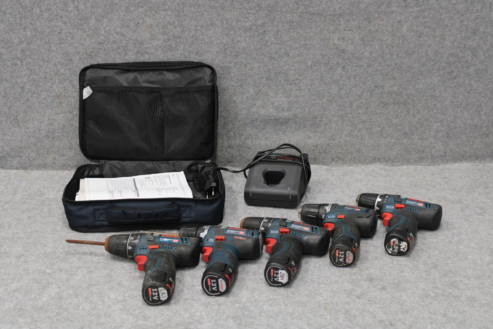 1558722-1 Skruvdragare Bosch 12V, 5 st
