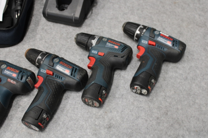 1558722-3 Skruvdragare Bosch 12V, 5 st