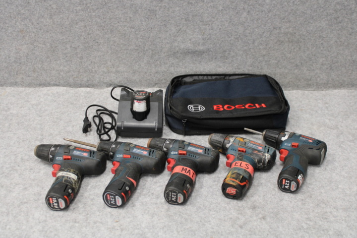 1558723-1 Skruvdragare Bosch 12V, 5 st