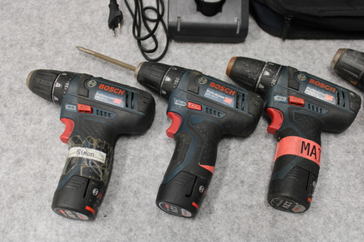 1558723-2 Skruvdragare Bosch 12V, 5 st