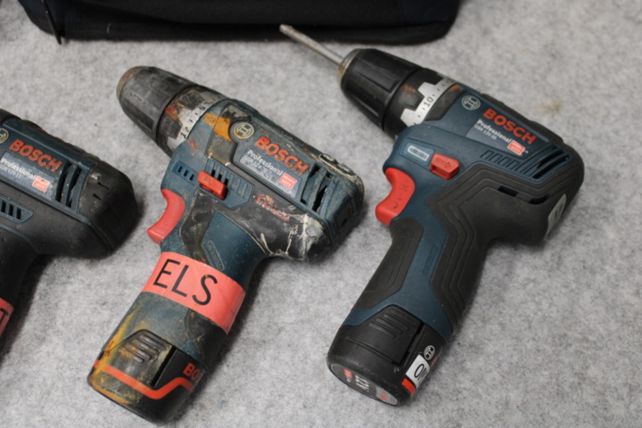 1558723-3 Skruvdragare Bosch 12V, 5 st