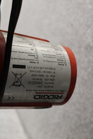 1558730-5 Metalkap Ridgid 590L