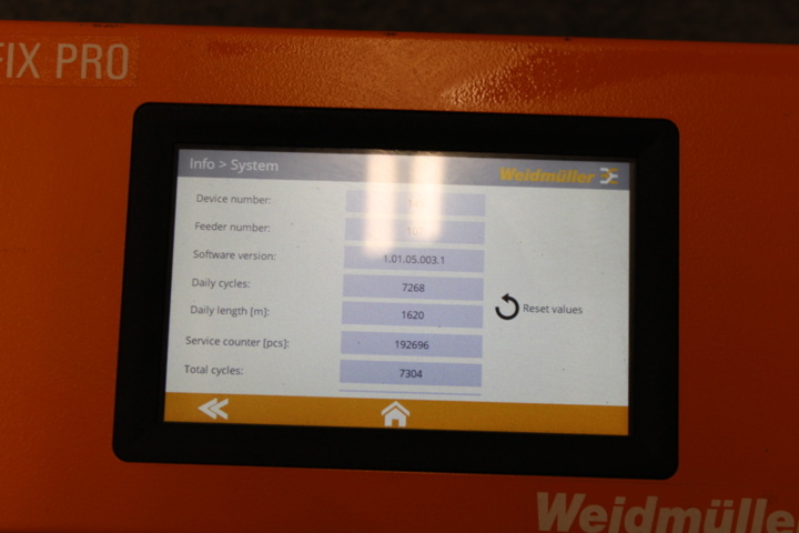1558734-4 Kabelmaskin Weidmüller Cutfix Pro Feeder