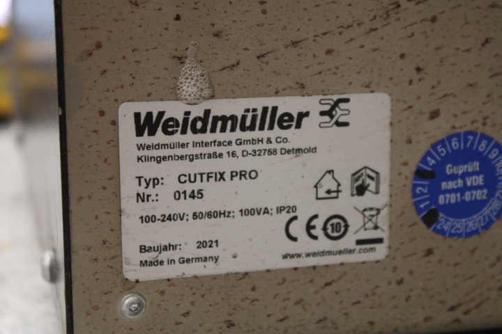 1558734-8 Kabelmaskin Weidmüller Cutfix Pro Feeder