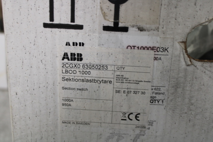 1558746-4 Kraftbrytare ABB 4 st