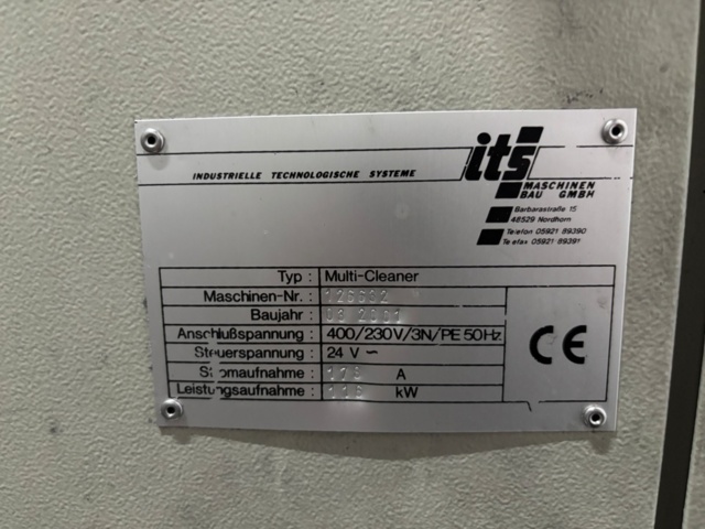 1587739-5 Industriell genomloppstvätt - ITS Multi-Cleaner - 2001