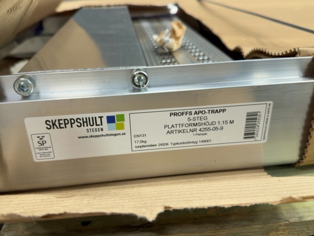 1605749-5 Skeppshultsstegen Trappa Proffs Apo 5-steg