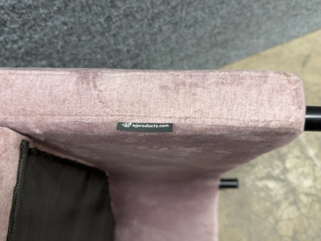 1605750-5 3 st Fåtölj COMFY Med ben, sammetstyg, ljuslila