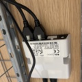 1605751-6 Skrivbord QBUS T-stativ, 1600x800 mm, svart, ek
