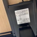 1605751-9 Skrivbord QBUS T-stativ, 1600x800 mm, svart, ek