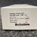 1605813-5 10 st Testmejslar Hultafors 448125 HVT IEC 3x60mm 120x250 volt