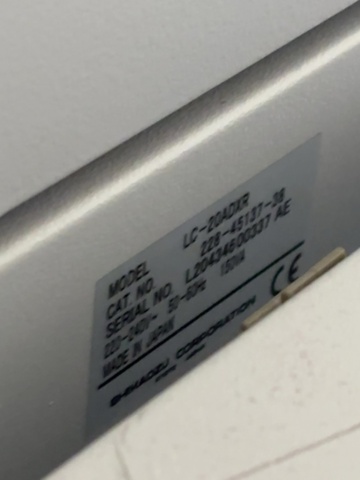 1549161-17 HPLC/UHPLC-system med dator – Shimadzu Prominence UFLC XR
