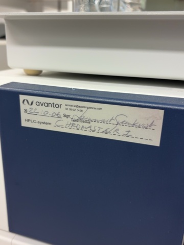 1549165-4 HPLC-system – VWR Hitachi Chromaster med laptop