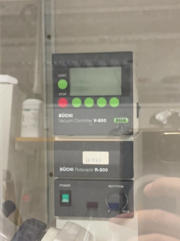 1549167-3 Rotationsindunstarsystem med tillbehör – Büchi Rotavapor R-200 och Vacuum Controller V-800