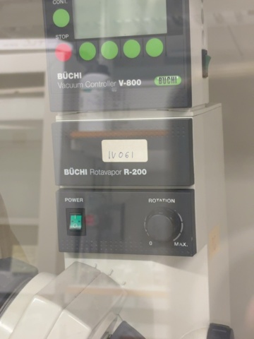 1549167-6 Rotationsindunstarsystem med tillbehör – Büchi Rotavapor R-200 och Vacuum Controller V-800
