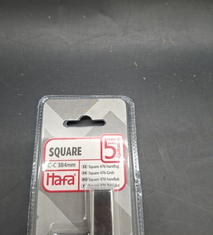 1586357-2 Handtag, 46 st - Hafa Square, c/c 384 mm