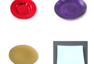 1605975 Dekorationsfat, 14 435 st - glas och metall