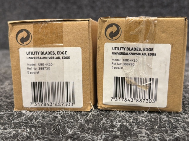 1605987-7 400 st Knivblad Hultafors 388730 Edge UBE-4x10