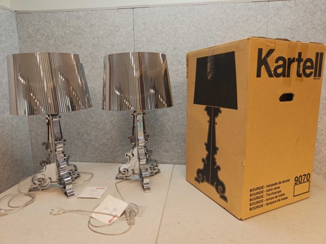 1485847-1 Bordslampor Kartell Bourgie Krom 3st