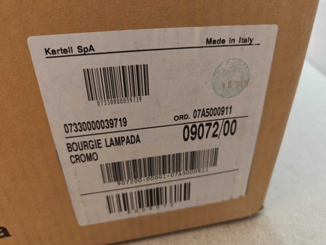 1485847-9 Bordslampor Kartell Bourgie Krom 3st