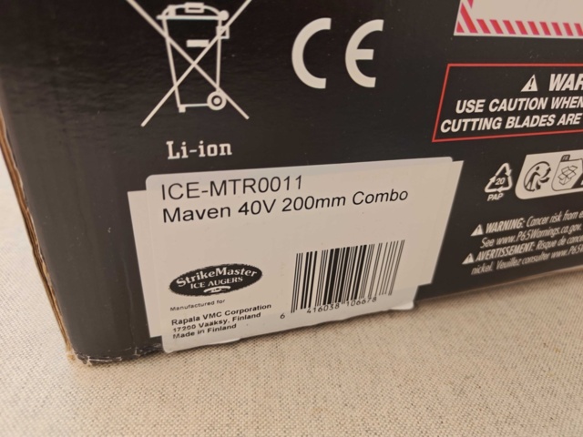 1485851-6 Isborr batteridriven 200mm StrikeMaster Maven 40V