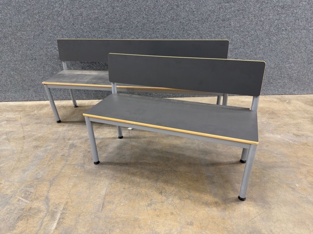1605931-2 2 st Soffor BURÅS 1700x420 & 1100x420 mm, silver/grå