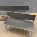 1605931-3 2 st Soffor BURÅS 1700x420 & 1100x420 mm, silver/grå