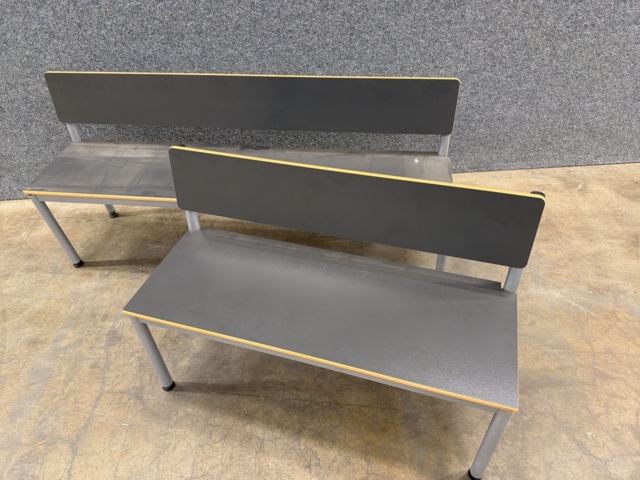 1605931-3 2 st Soffor BURÅS 1700x420 & 1100x420 mm, silver/grå