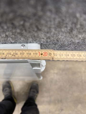 1605949-6 Presentationstavla RITA 3-delad, 2400x900 mm