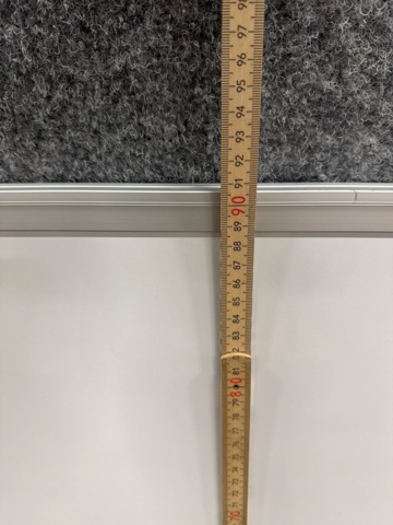 1605949-7 Presentationstavla RITA 3-delad, 2400x900 mm