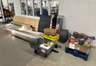 1600341 Parti med byggmaterial