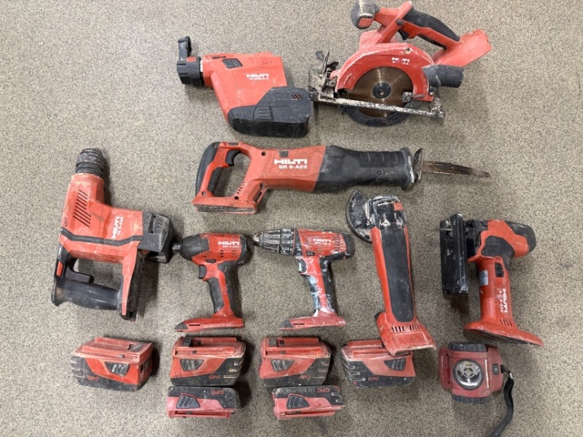 1600319-2 Maskinpaket Hilti, 7 st verktyg