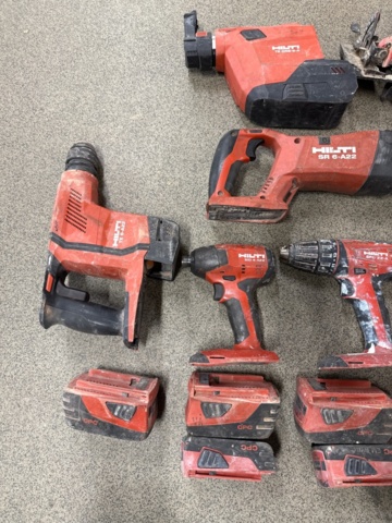 1600319-3 Maskinpaket Hilti, 7 st verktyg