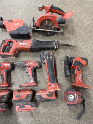 1600319-4 Maskinpaket Hilti, 7 st verktyg