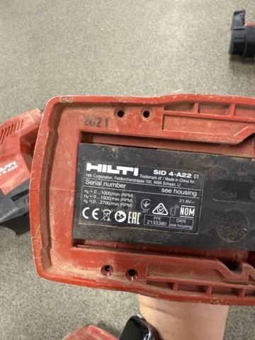 1600319-6 Maskinpaket Hilti, 7 st verktyg