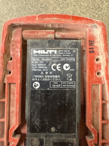 1600319-8 Maskinpaket Hilti, 7 st verktyg